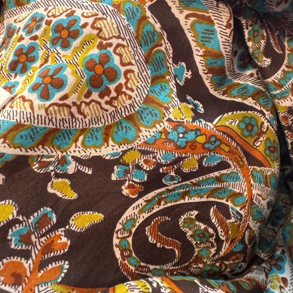 Soft Surroundings silk and cashmere Cardigan with Paisley Trim - Picture 9 of 10